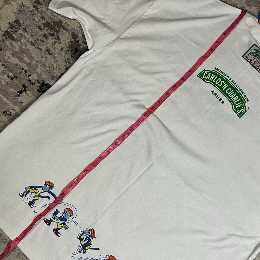 Vintage Carlos Charlies Basketball Shirt Sz XXL Aruba Party Bar Beach Beer NWT - Picture 8 of 11